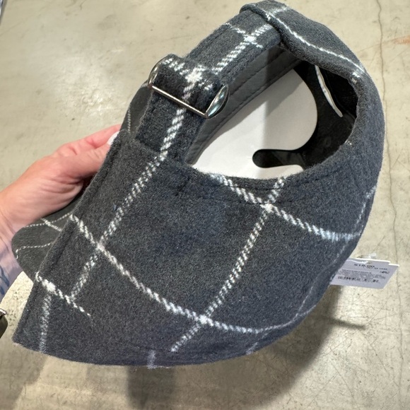 CUTE brand new adjustable cap! Grey w/ white grid pattern.See pic4 more details - Picture 3 of 10
